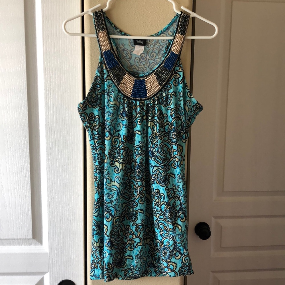 3 FOR $20 DEAL🎉🎉🎉 Fancy beaded tank top